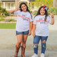 All American Girl Women's Graphic Tee | White