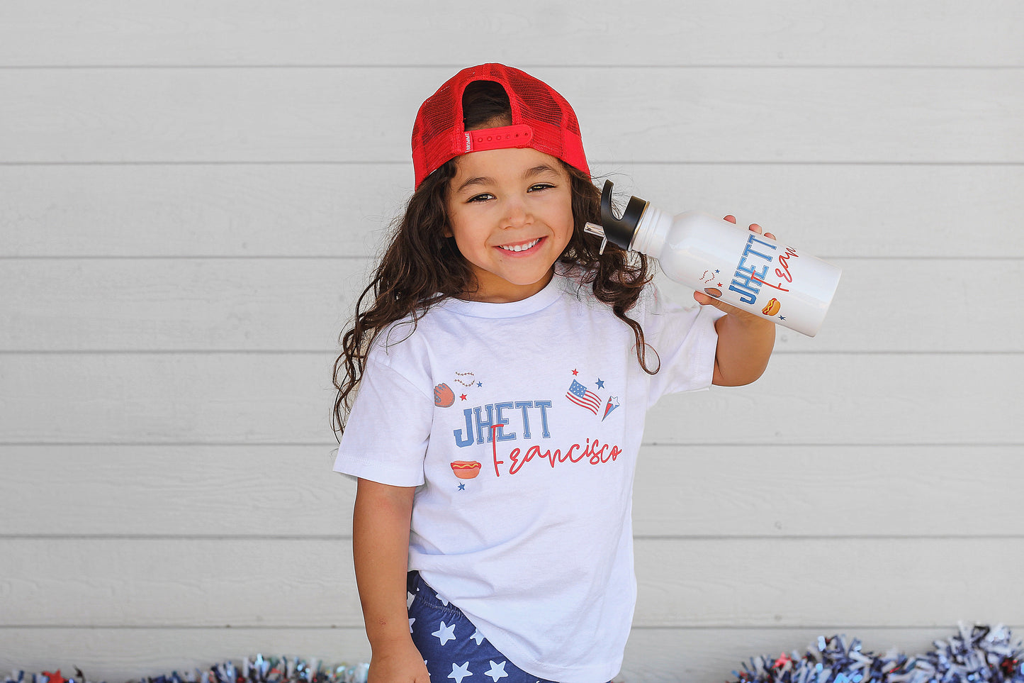 Take Me Out To The Ballgame Personalized Kids Graphic Tee  | Multiple Colorways