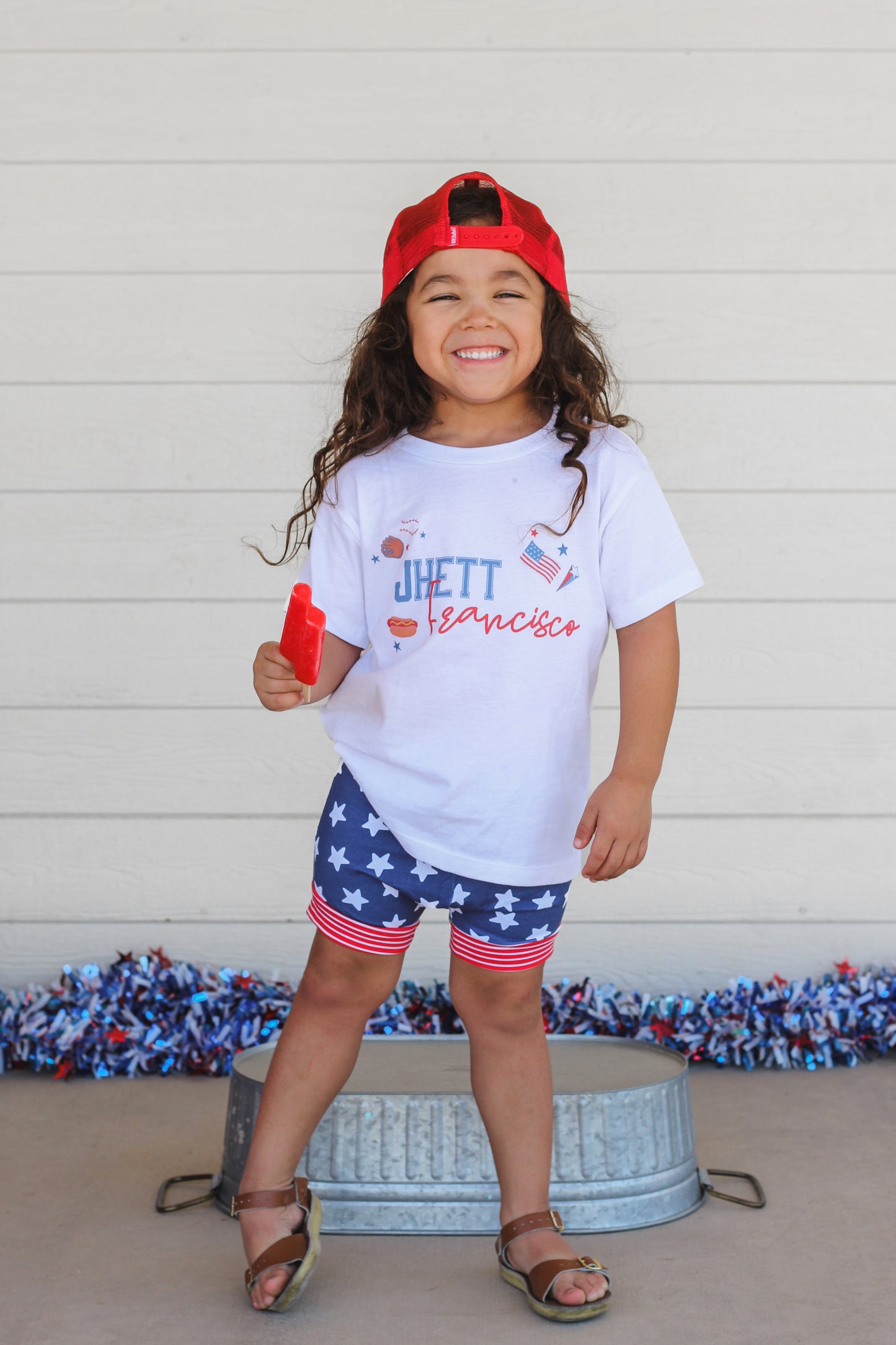 Take Me Out To The Ballgame Personalized Kids Graphic Tee  | Multiple Colorways