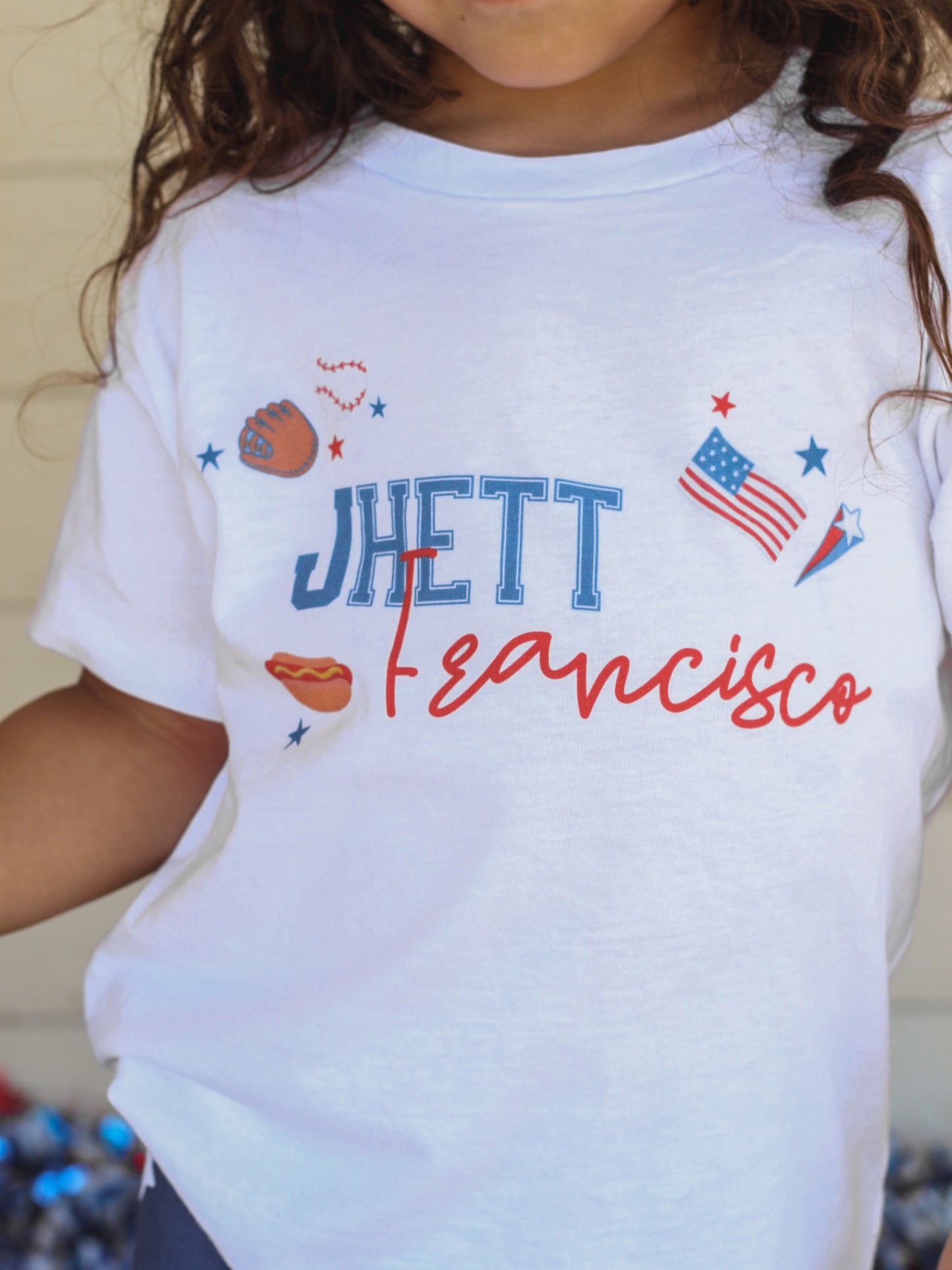 Take Me Out To The Ballgame Personalized Kids Graphic Tee  | Multiple Colorways