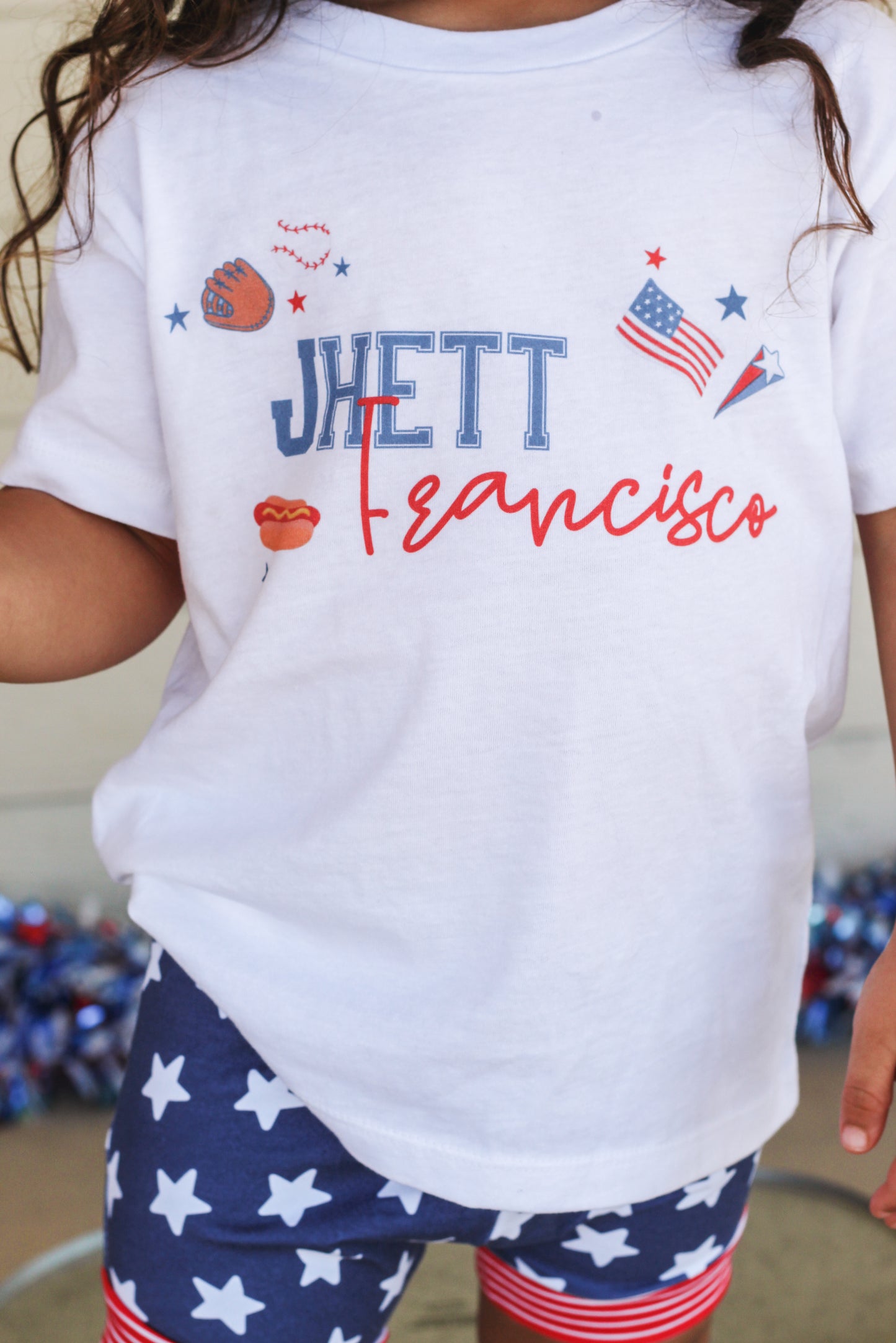 Take Me Out To The Ballgame Personalized Kids Graphic Tee  | Multiple Colorways
