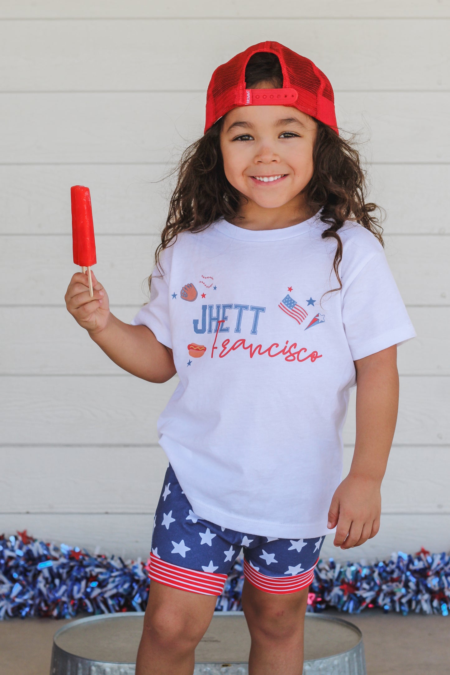 Take Me Out To The Ballgame Personalized Kids Graphic Tee  | Multiple Colorways