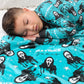 Don't Hang Up Halloween Long Sleeve Jersey Jams – Two-Piece Loungewear Set