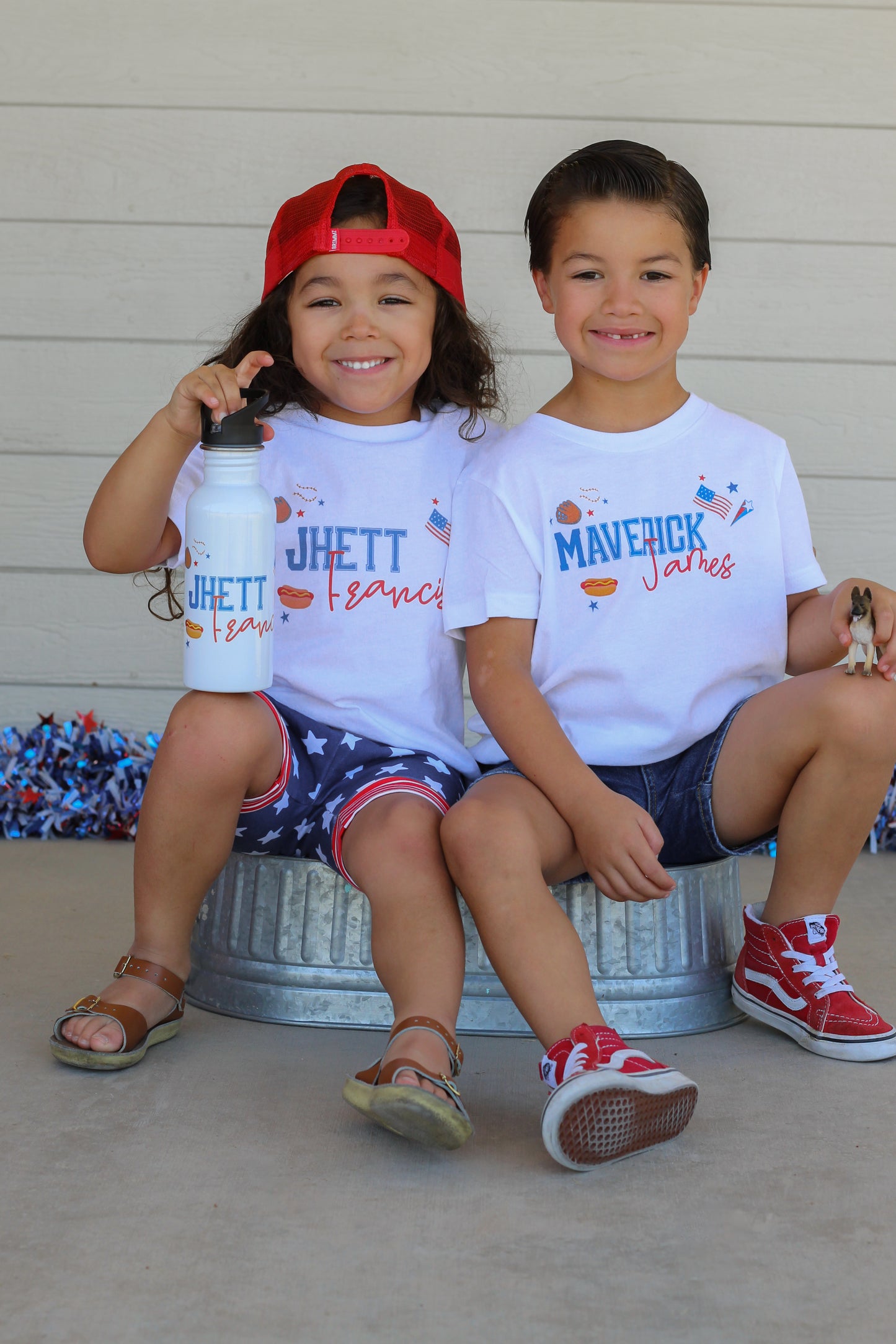 Take Me Out To The Ballgame Personalized Kids Graphic Tee  | Multiple Colorways