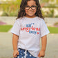 All American Boy Kids Graphic Tee  | White