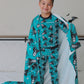Don't Hang Up Halloween Long Sleeve Jersey Jams – Two-Piece Loungewear Set