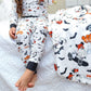 Boo Crew Halloween Long Sleeve Jersey Jams – Two-Piece Loungewear Set