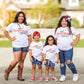 All American Girl Women's Graphic Tee | White