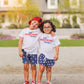 All American Boy Kids Graphic Tee  | White