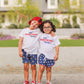 All American Boy Kids Graphic Tee  | White