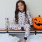 Boo Crew Halloween Long Sleeve Jersey Jams – Two-Piece Loungewear Set