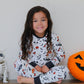 Boo Crew Halloween Long Sleeve Jersey Jams – Two-Piece Loungewear Set