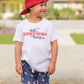 All American Boy Kids Graphic Tee  | White