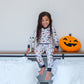 Boo Crew Halloween Long Sleeve Jersey Jams – Two-Piece Loungewear Set