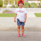 All American Boy Kids Graphic Tee  | White