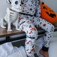 Boo Crew Halloween Long Sleeve Jersey Jams – Two-Piece Loungewear Set