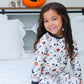 Boo Crew Halloween Long Sleeve Jersey Jams – Two-Piece Loungewear Set