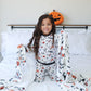 Boo Crew Halloween Long Sleeve Jersey Jams – Two-Piece Loungewear Set