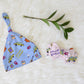 Besties Knotted Newborn Hat & Bow Headband