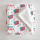 Land Of The Free Personalized Minky Blanket
