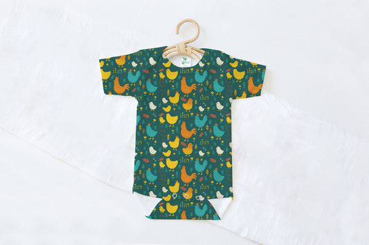 Cluck & Bloom Personalized Name Baby Bodysuit