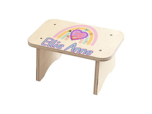Kids Personalized Step Stool | Baby Evie Peppa