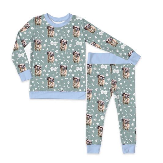 Upload Your Pet! Long Sleeve Jersey Jams – Two-Piece Loungewear Set