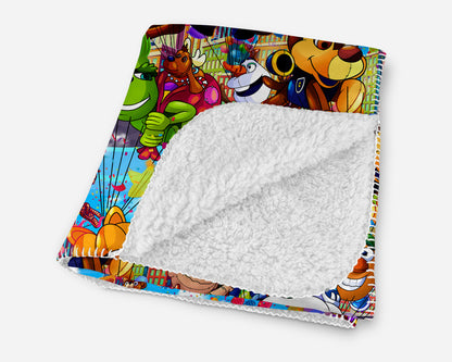 Macy's Thanksgiving Parade Sherpa Blanket