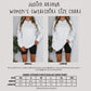 USA Floral Raglan Crewneck Women's Sweatshirt | Heather Dust