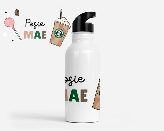 Cocoa & Cake Pops Personalized Kids Water Bottle