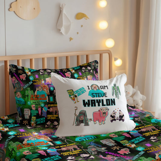 Chicken Jockey Build Your Own Personalized Twin Bedding Set – Sheets & Pillowcase Options