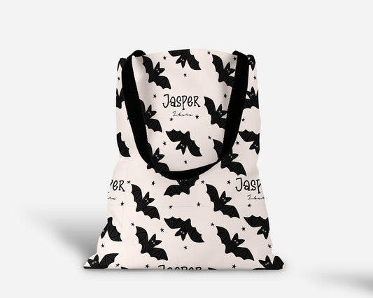 Feelin Batty Personalized Oversized Trick Or Treat Bag