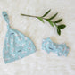 Seeing Spots Personalized Knotted Newborn Hat & Bow Headband