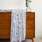 Spooky Webs Halloween Personalized Name Swaddle Blanket