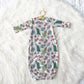 Mean But Merry Christmas Personalized Name Infant Gown