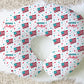 Land Of The Free Personalized Name Nursing Pillow Cover