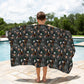 Halloween Barnyard Boos Personalized Beach Towel