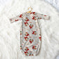 Old Saint Nick Christmas Personalized Name Infant Gown