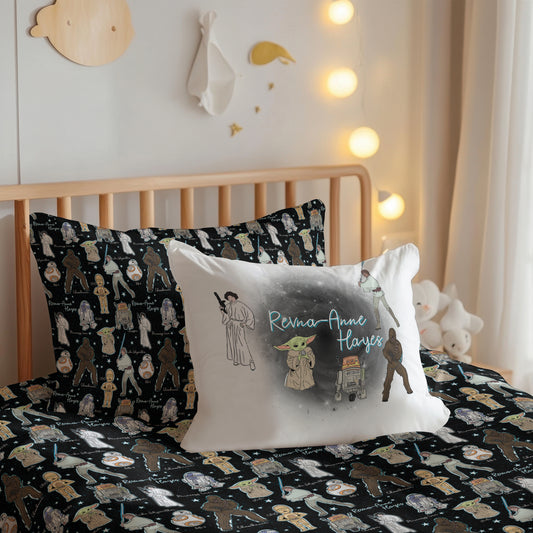 Galactic Dreams Build Your Own Personalized Twin Bedding Set – Sheets & Pillowcase Options