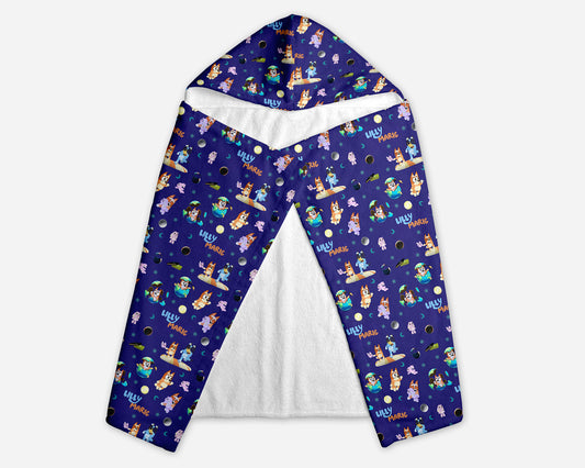 Sleepytime Pups Personalized Hooded Towel