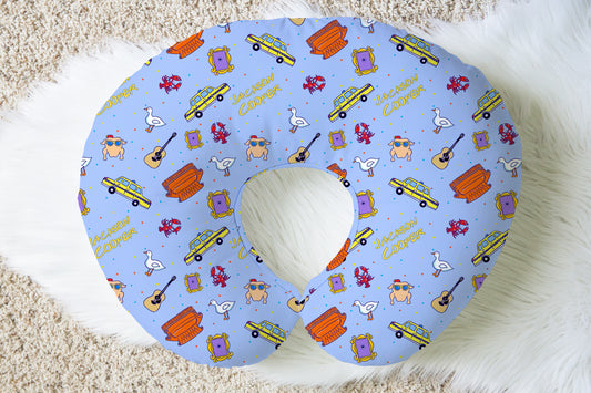 Besties Personalized Name Nursing Pillow Cover