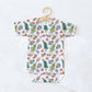Mean But Merry Christmas Personalized Name Baby Bodysuit