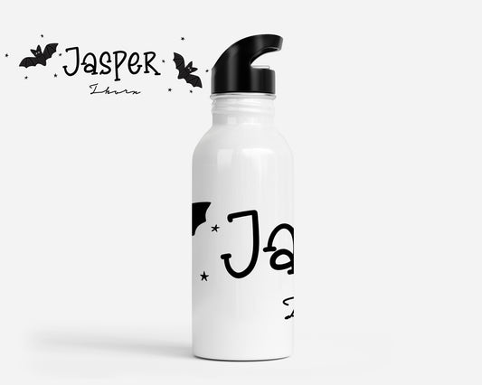 Halloween Feelin Batty Personalized Kids Water Bottle