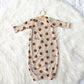Pumpkin Halloween Personalized Name Infant Gown