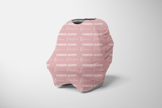 Solid Color Stacked Font Personalized Multi Use Cover