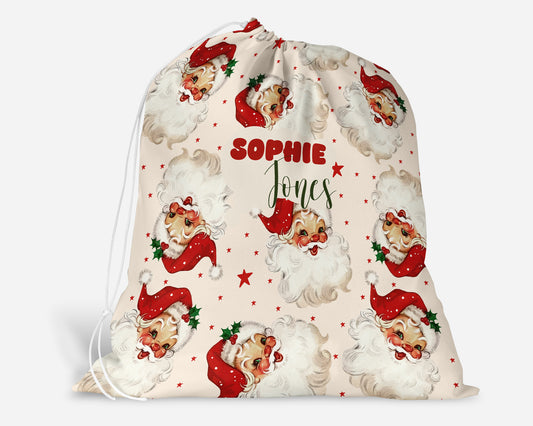 Old Saint Nick Christmas Personalized Oversized Santa Sack