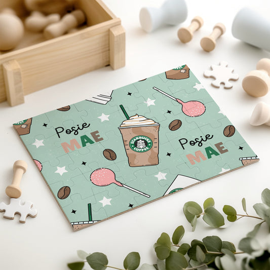 Cocoa & Cake Pops Kids Personalized 30 Piece Puzzle