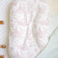 Tale As Old As Time Pink Toile Personalized Lounge Cover - Fits "Snuggle Me"