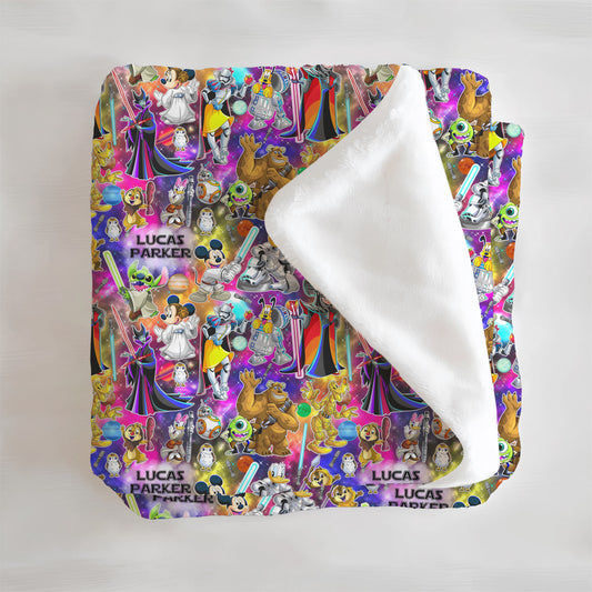 Magical Force Personalized Minky Blanket