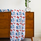 America The BOW-tiful Personalized Name Swaddle